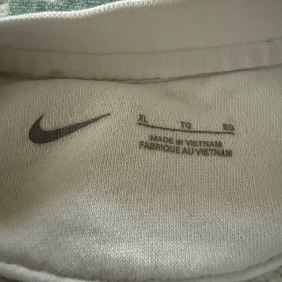 Nike Crew Golf Embroidered Logo White Crew-neck Sweatshirt Sz XL - Picture 3 of 5